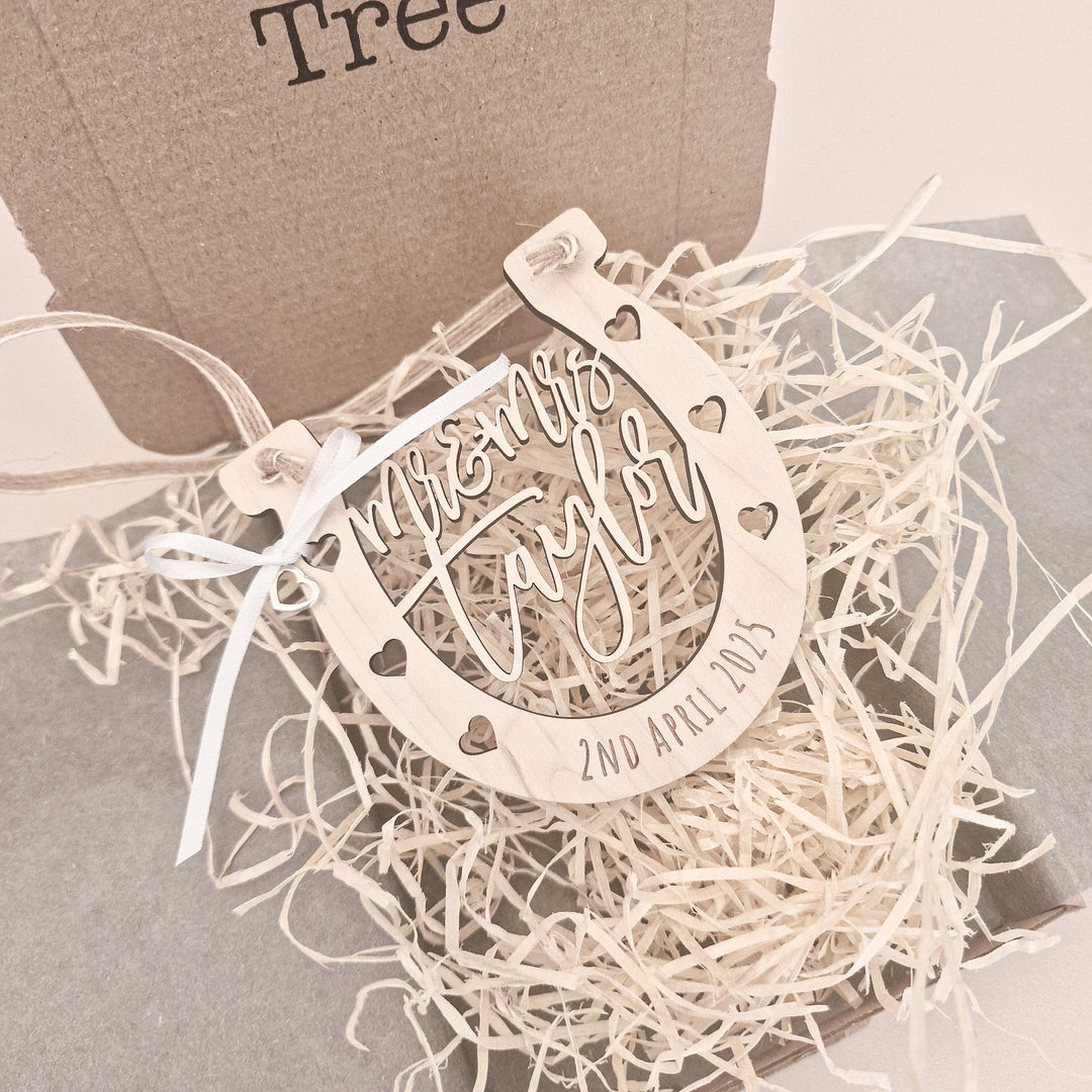 Wedding Horseshoe - Personalised - TilleyTree