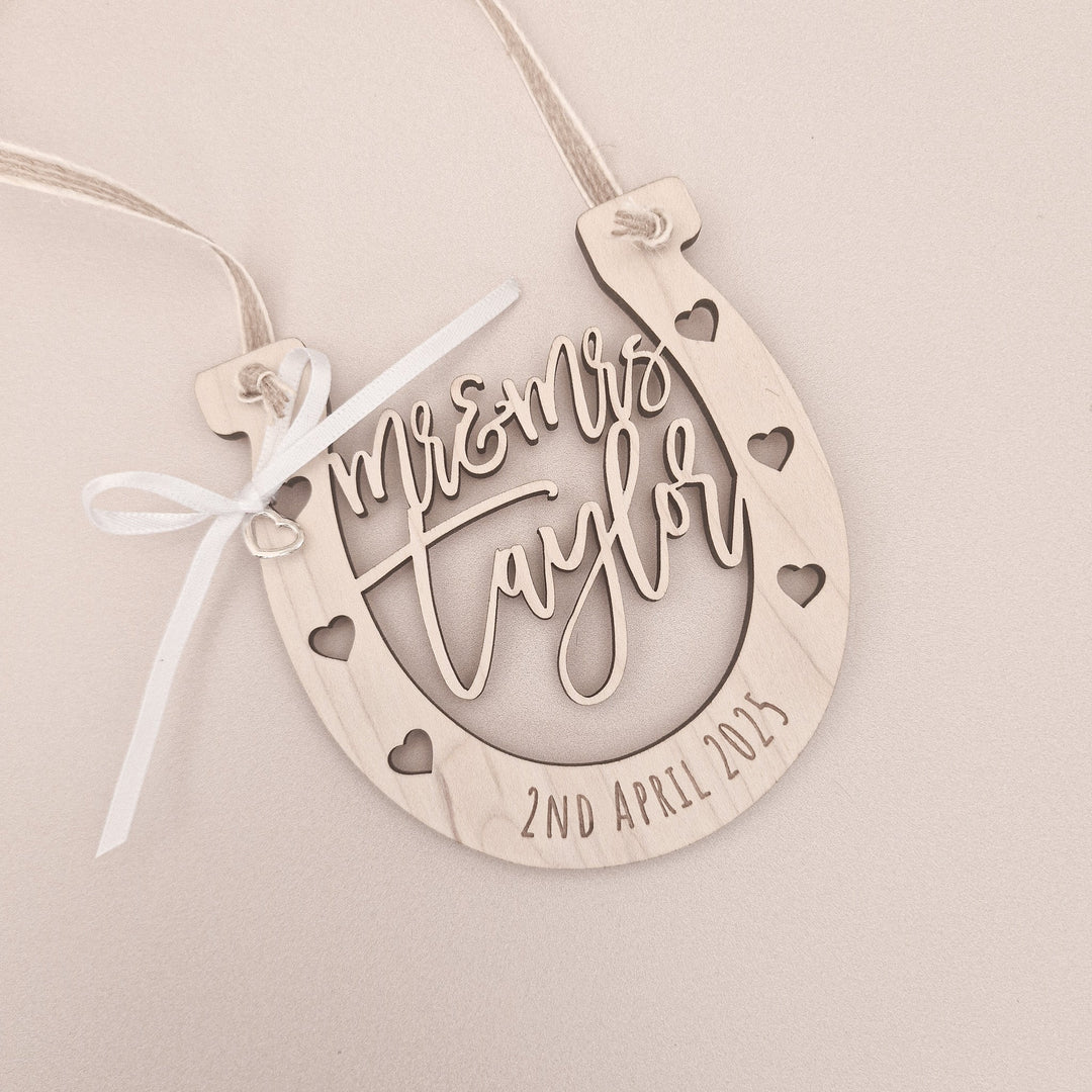 Wedding Horseshoe - Personalised - TilleyTree