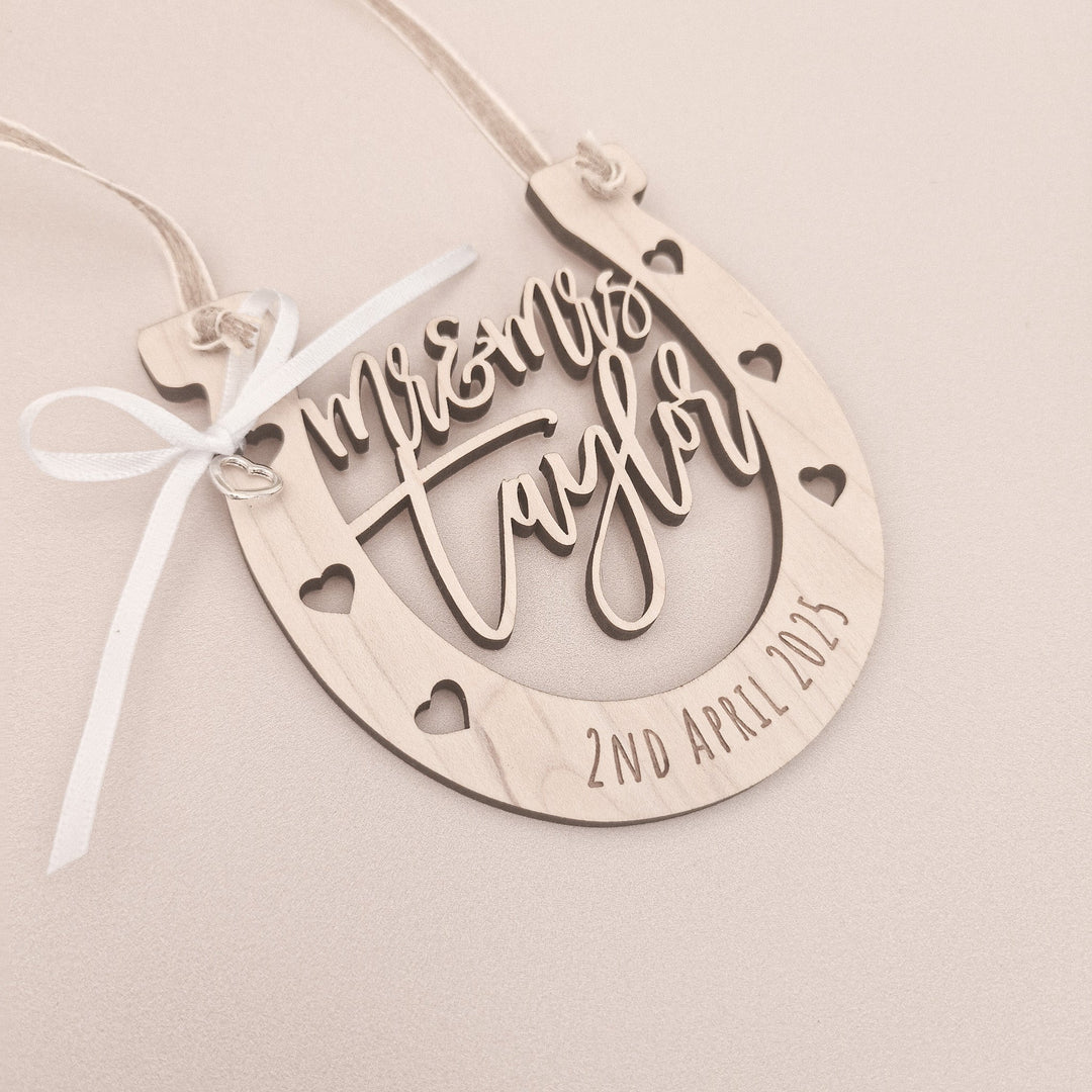 Wedding Horseshoe - Personalised - TilleyTree