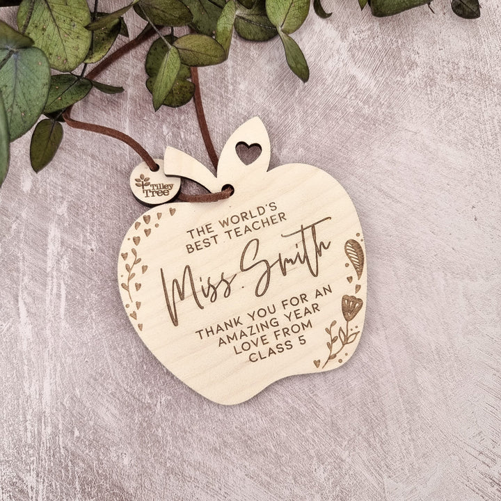 Apple Teacher Keepsake - TilleyTree