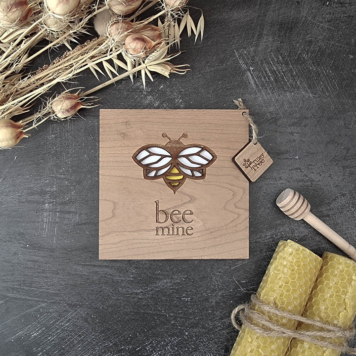 Bee Mine - Personalised Greetings Card - TilleyTree