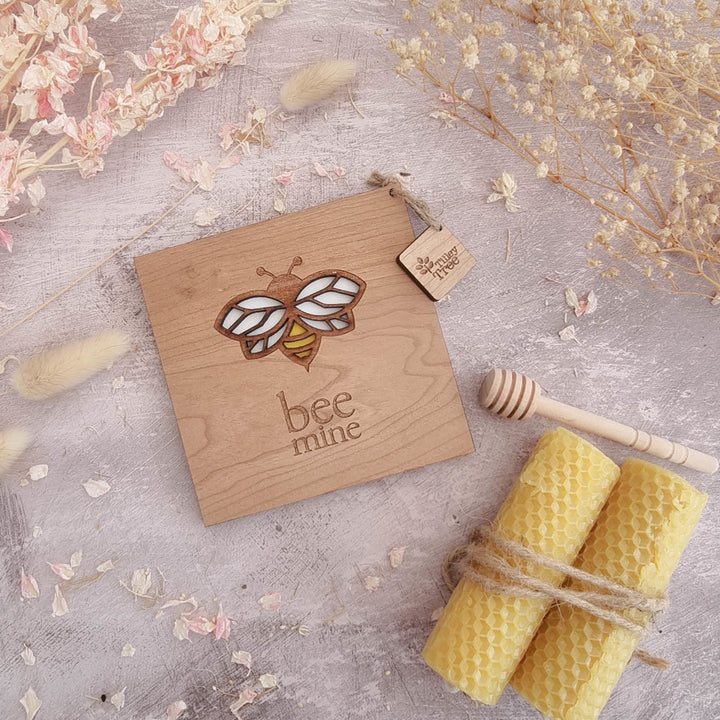 Bee Mine - Personalised Greetings Card - TilleyTree