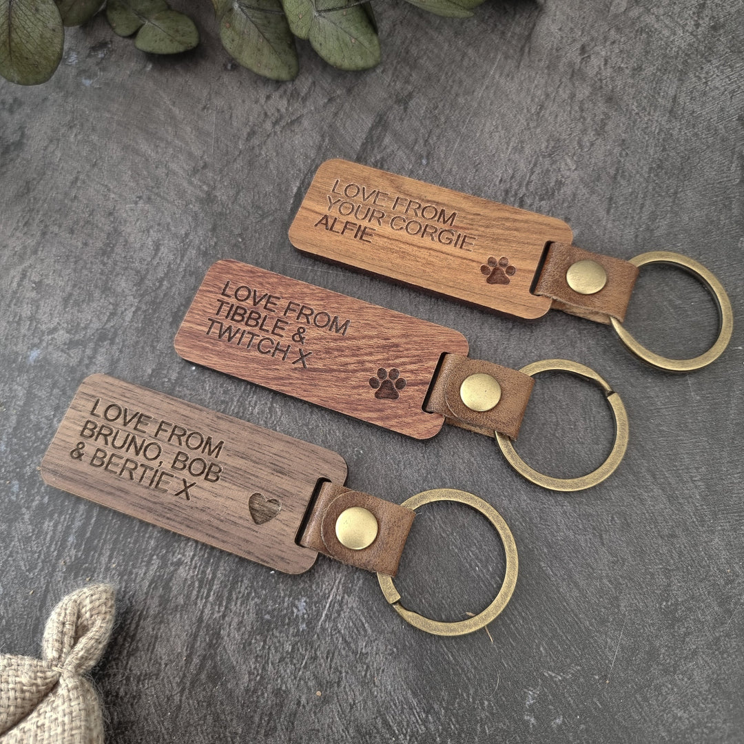 Best Pet Parent Personalised Keyring - TilleyTree