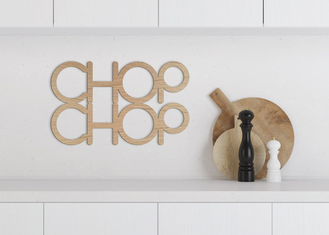 Chop Chop Wall Art - Kitchen - TilleyTree