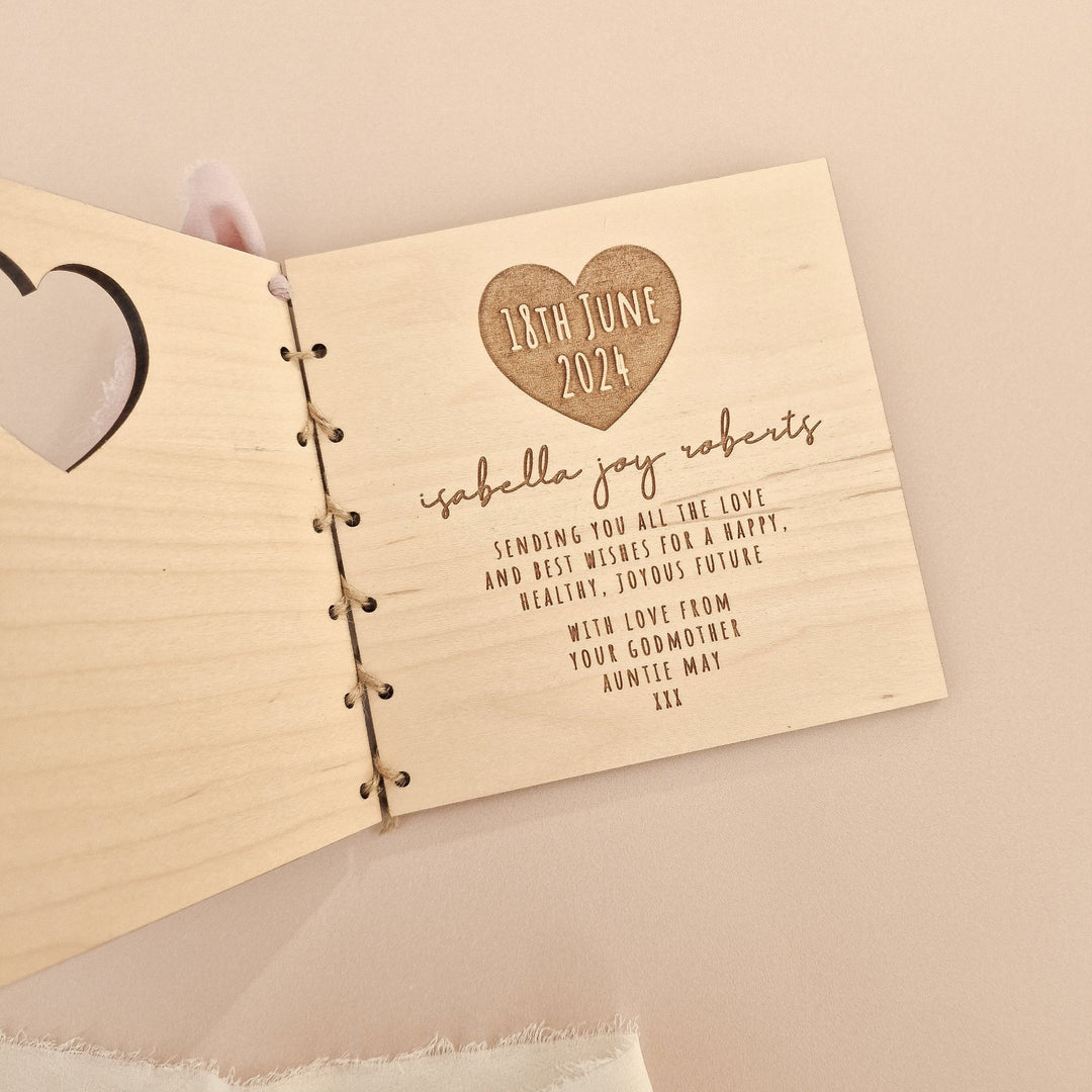 Christening/Baptism - Sweet Heart Card - TilleyTree