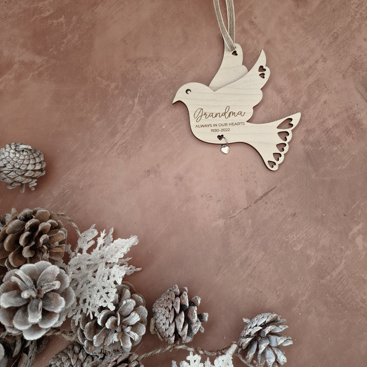 Christmas Dove - For loved ones lost - TilleyTree