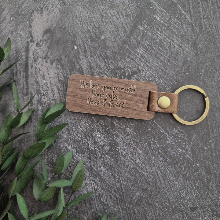 Daddy Bear Keyring - TilleyTree