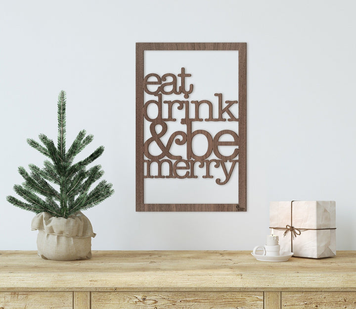 Eat Drink Be Merry Wall Art - Kitchen - TilleyTree