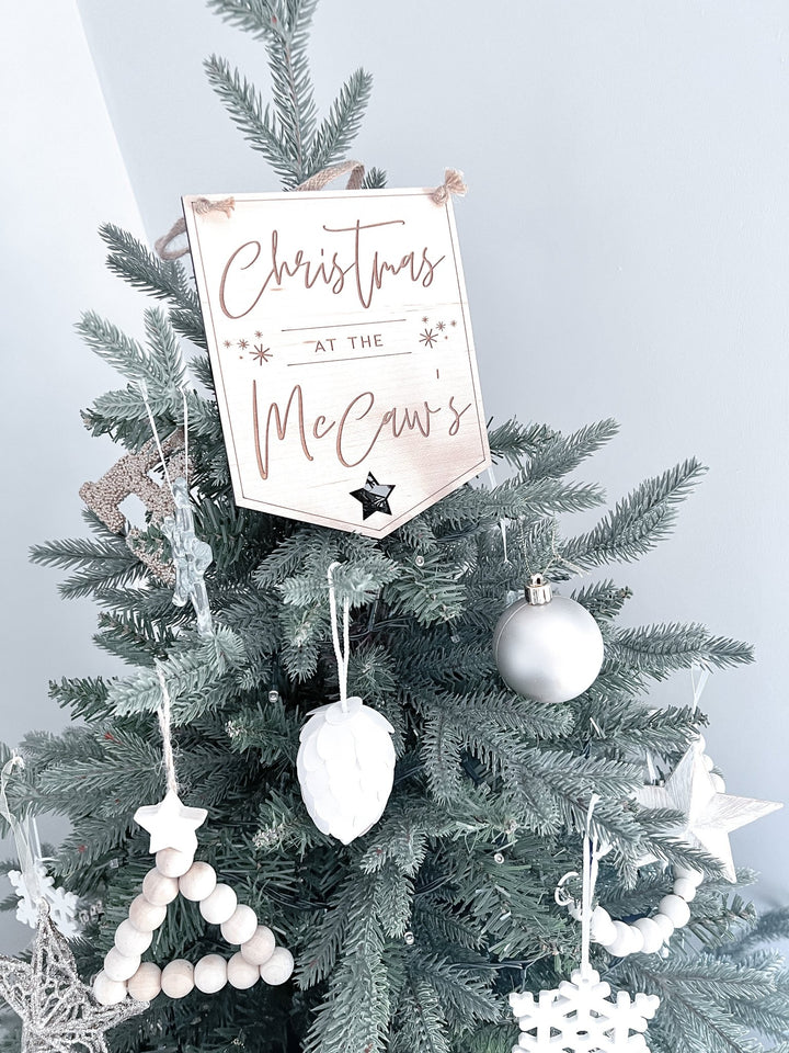 Family Christmas Sign - TilleyTree