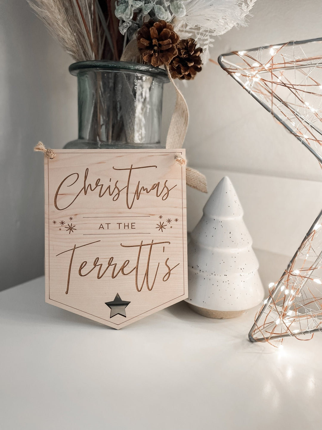 Family Christmas Sign - TilleyTree