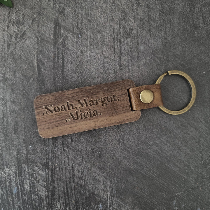 Fatherhood Personalised Keyring - TilleyTree