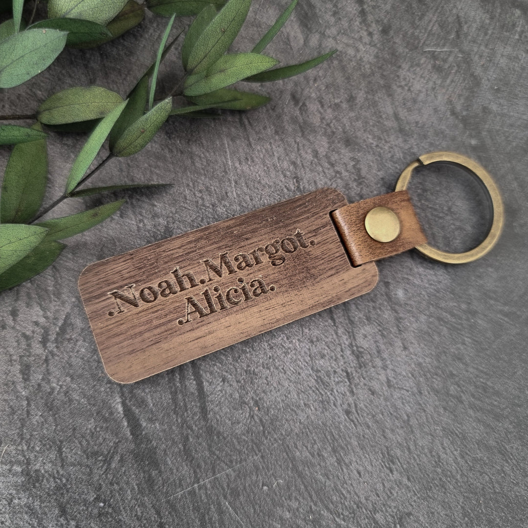 Fatherhood Personalised Keyring - TilleyTree