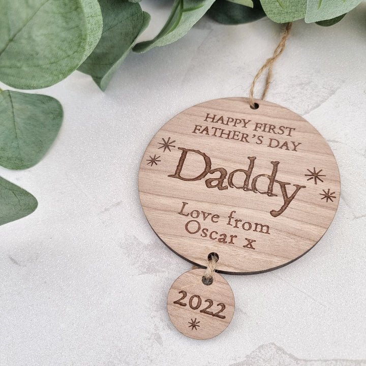 Father's Day Personalised Ornament - TilleyTree