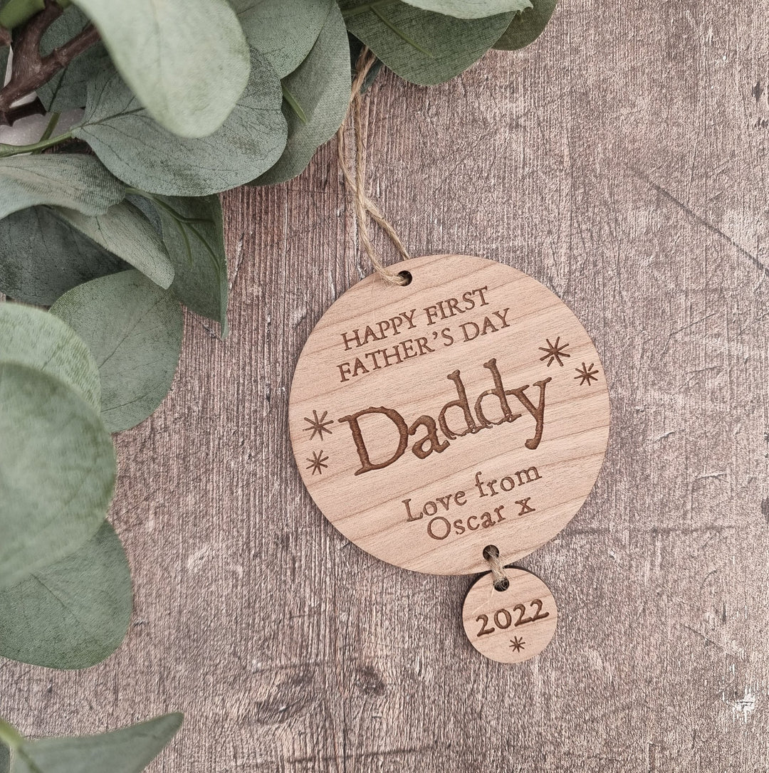 Father's Day Personalised Ornament - TilleyTree