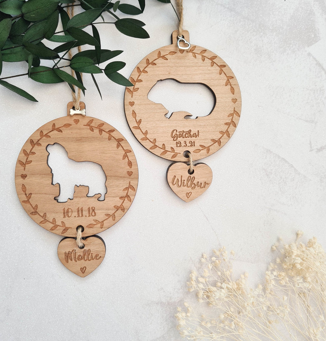 'Fetching'<br>Personalised Pet Ornament - TilleyTree
