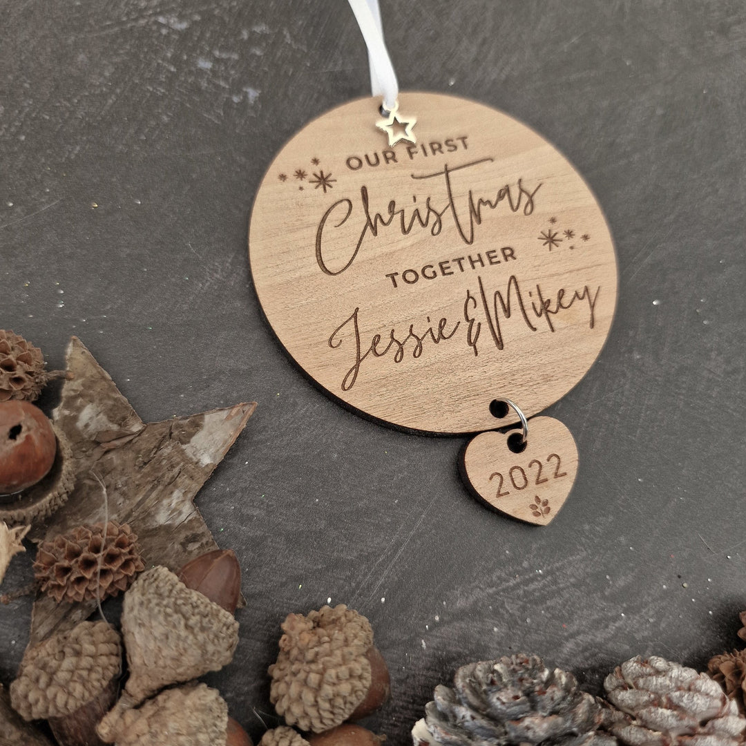 First Christmas Together Christmas Ornament - TilleyTree