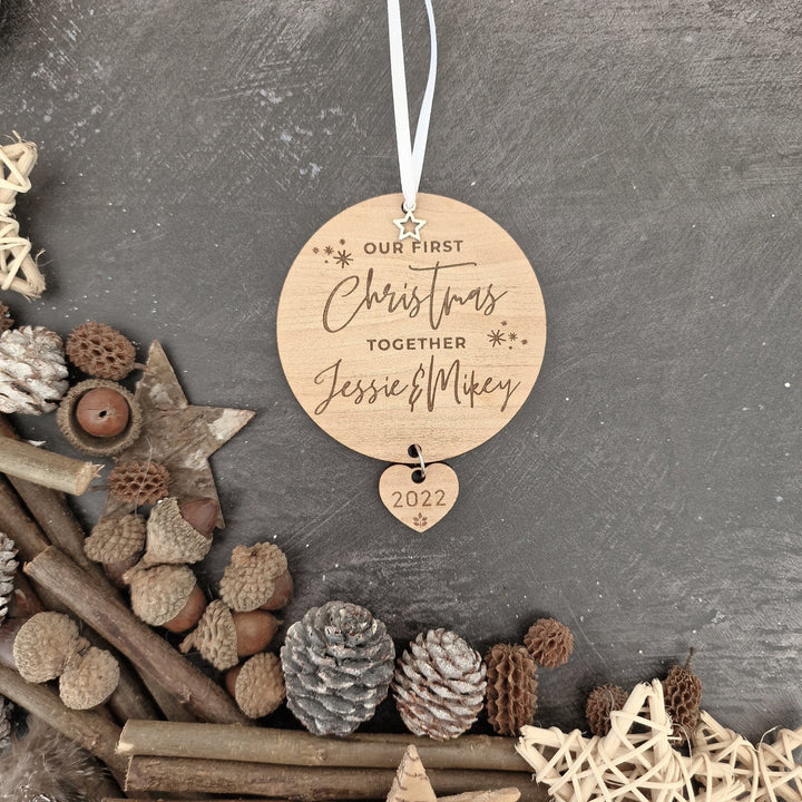 First Christmas Together Christmas Ornament - TilleyTree