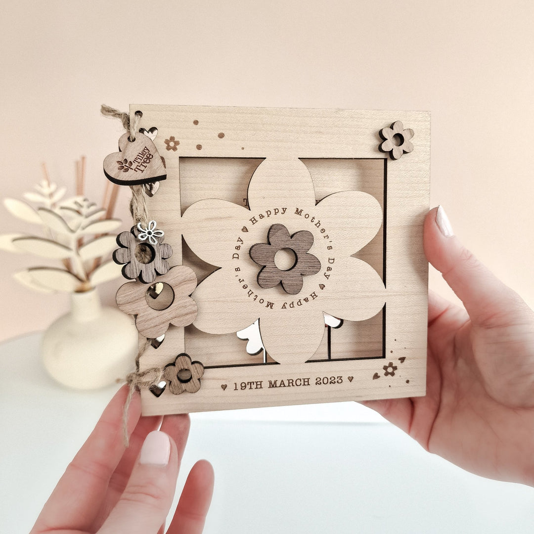 Floral Hepatica Card - Mother's Day - TilleyTree