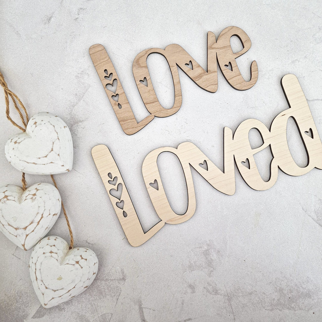 Love & Loved - Wall Art - Nursery Playroom - TilleyTree