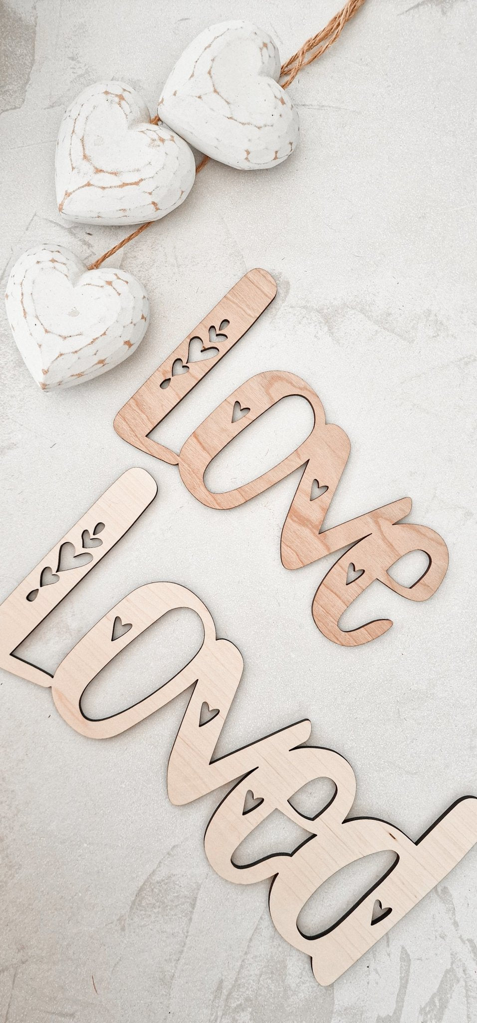 Love & Loved - Wall Art - Nursery Playroom - TilleyTree