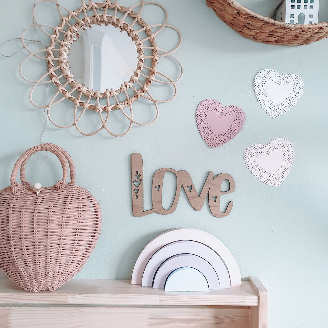 Love & Loved - Wall Art - Nursery Playroom - TilleyTree