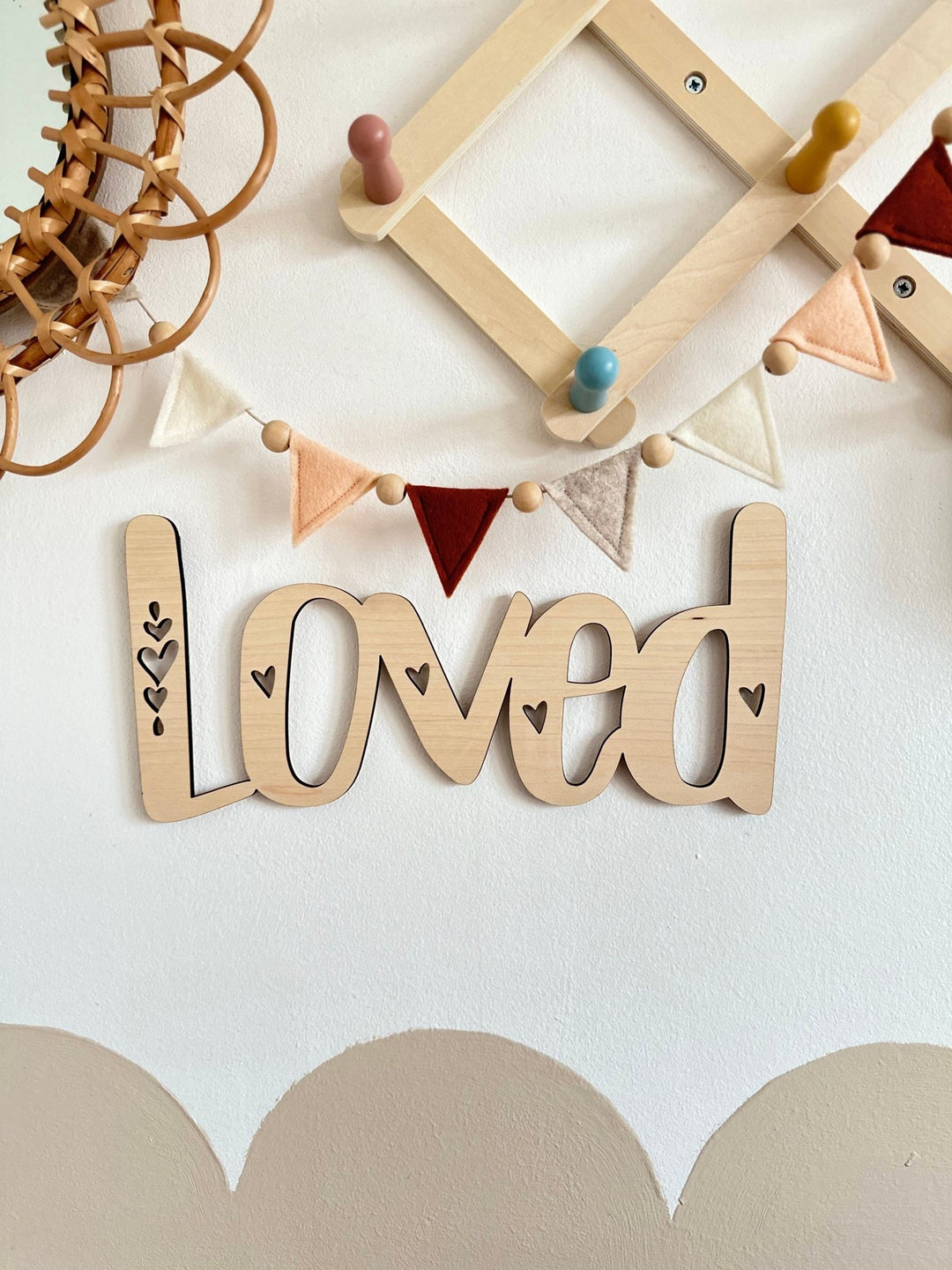 Love & Loved - Wall Art - Nursery Playroom - TilleyTree