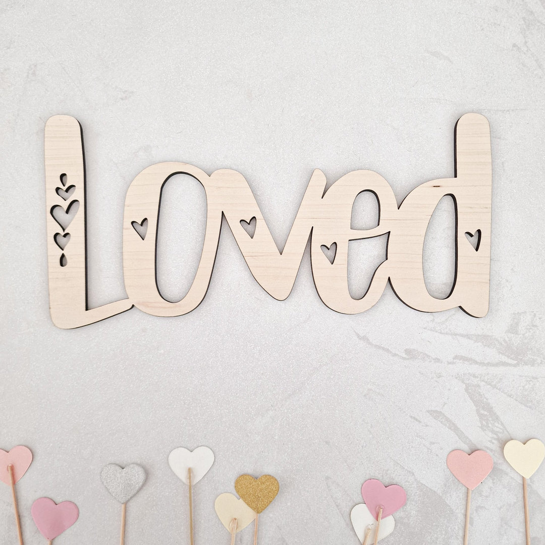 Love & Loved - Wall Art - Nursery Playroom - TilleyTree