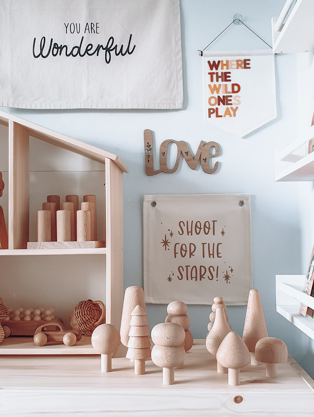 Love & Loved - Wall Art - Nursery Playroom - TilleyTree