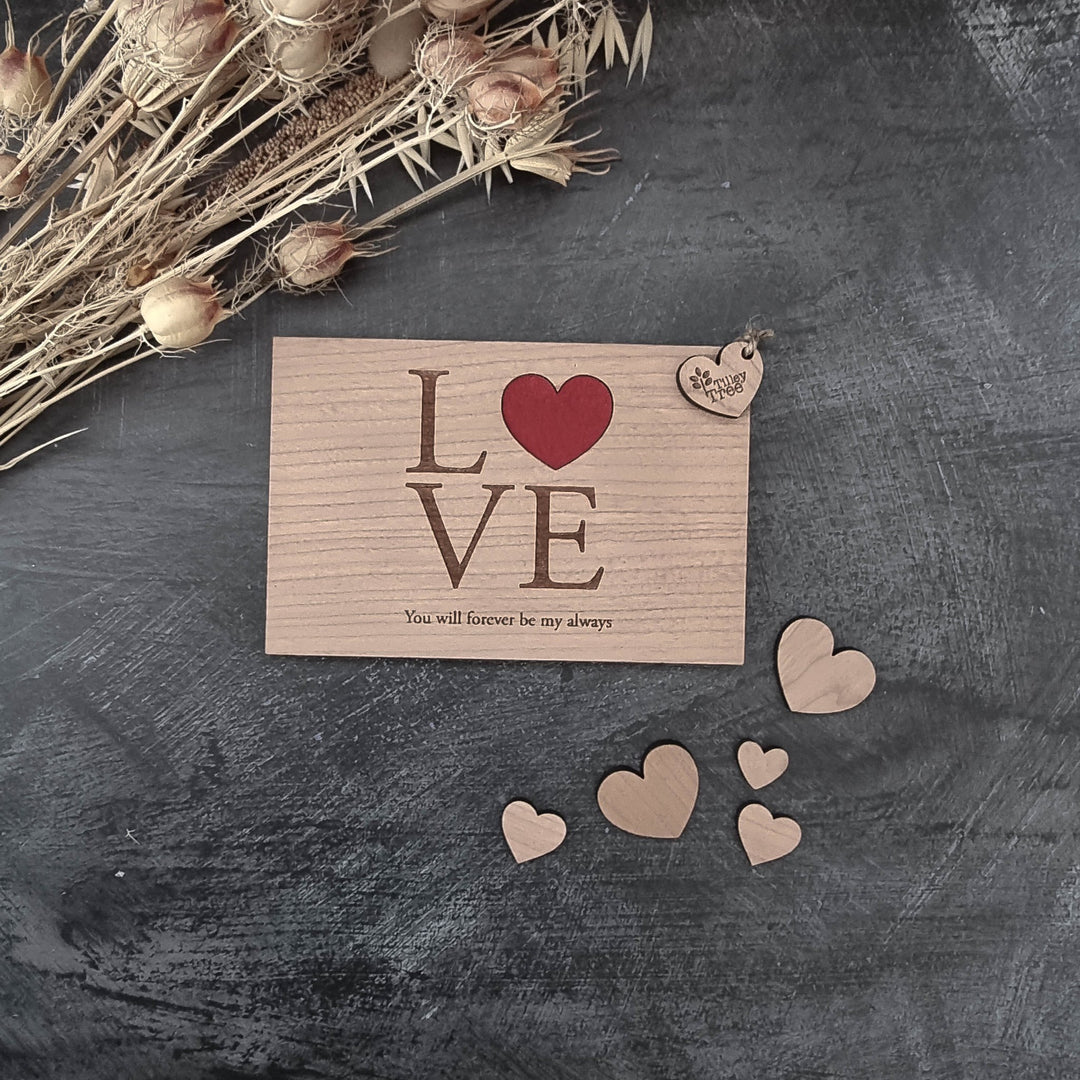 Love - Personalised Greeting Card - TilleyTree