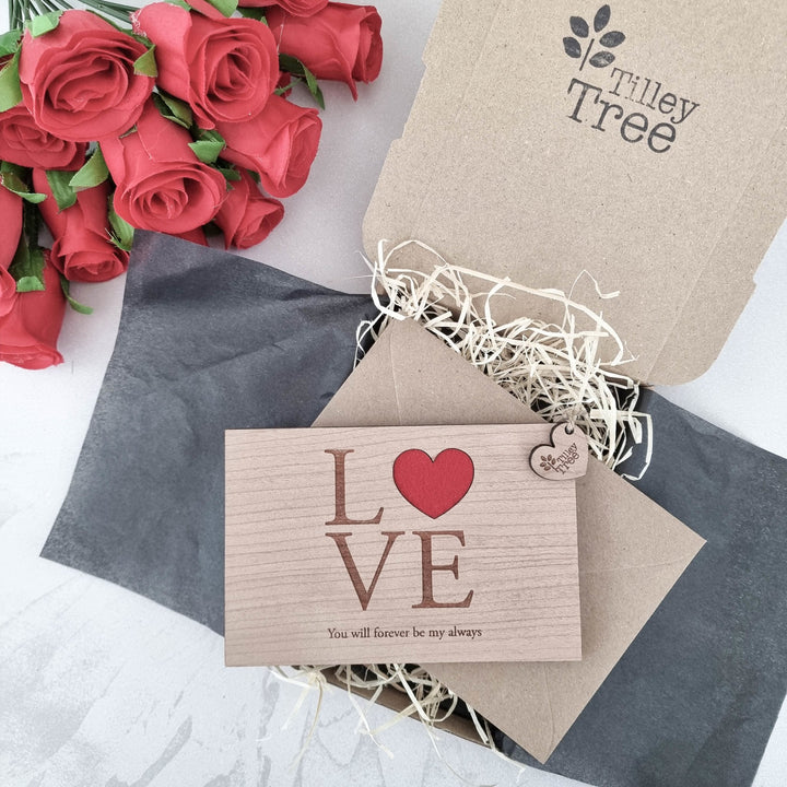 Love - Personalised Greeting Card - TilleyTree