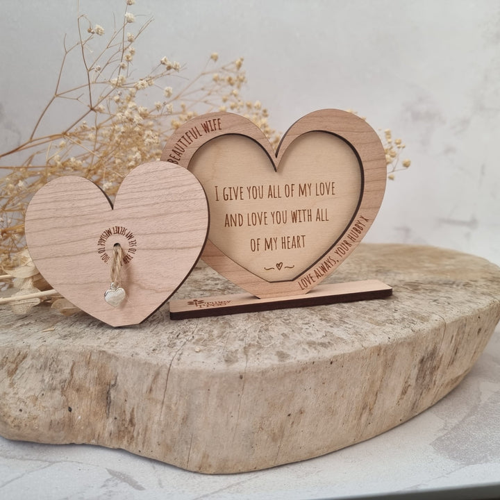 Loved one's Secret Message - Personalised gift - TilleyTree