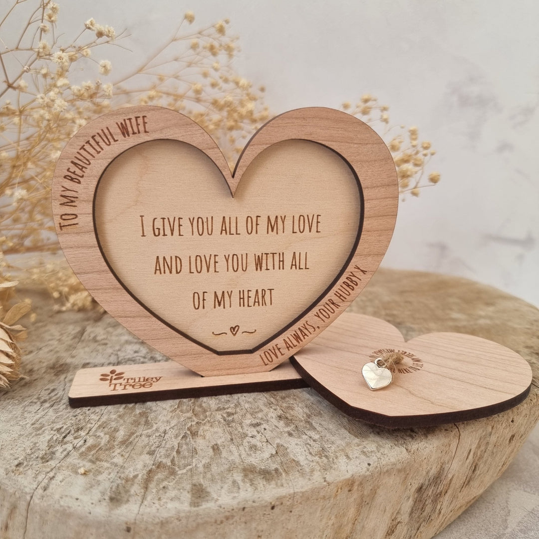 Loved one's Secret Message - Personalised gift - TilleyTree