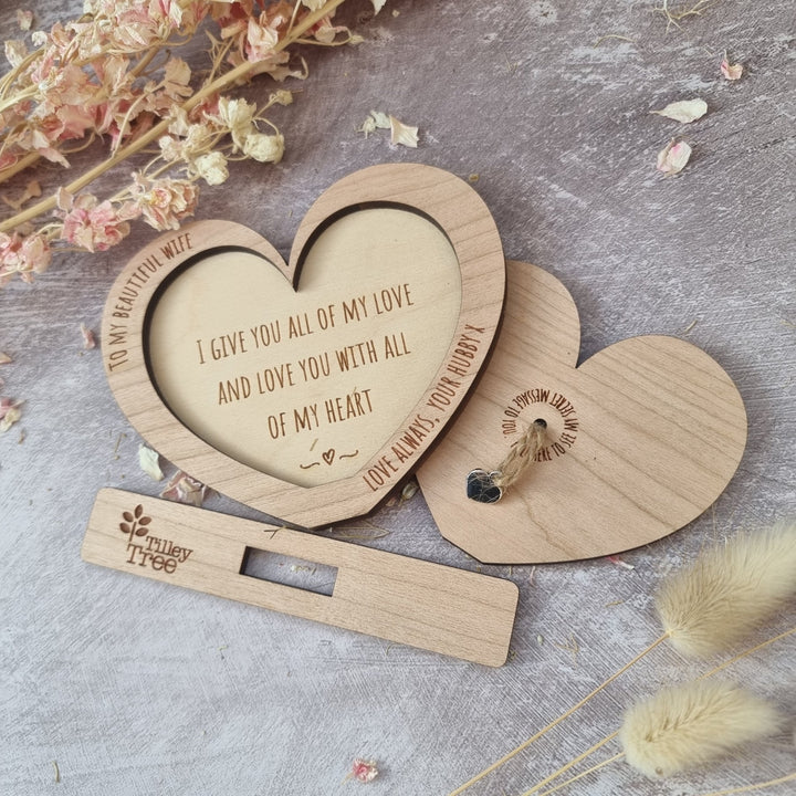 Loved one's Secret Message - Personalised gift - TilleyTree