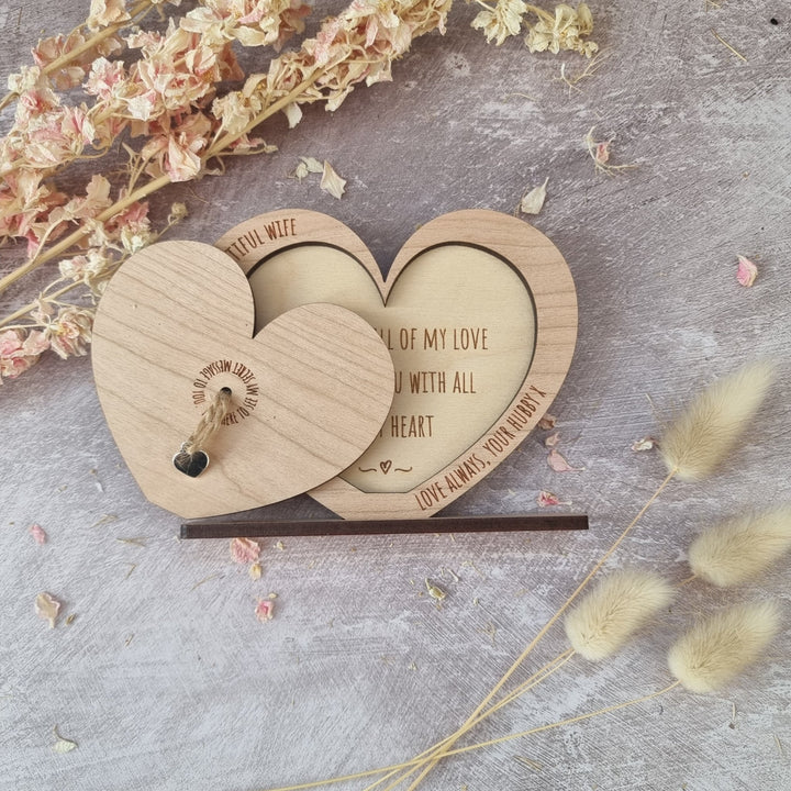 Loved one's Secret Message - Personalised gift - TilleyTree