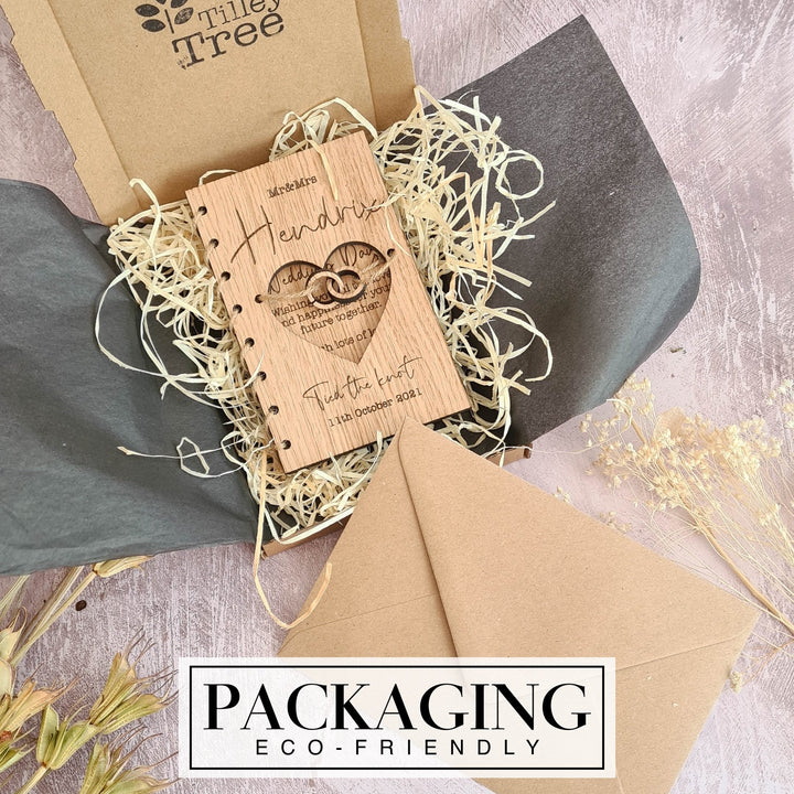 Luxury Laced Wedding Card - TilleyTree