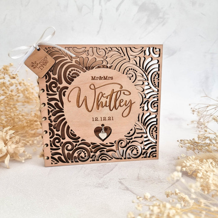 Luxury Laced Wedding Card - TilleyTree