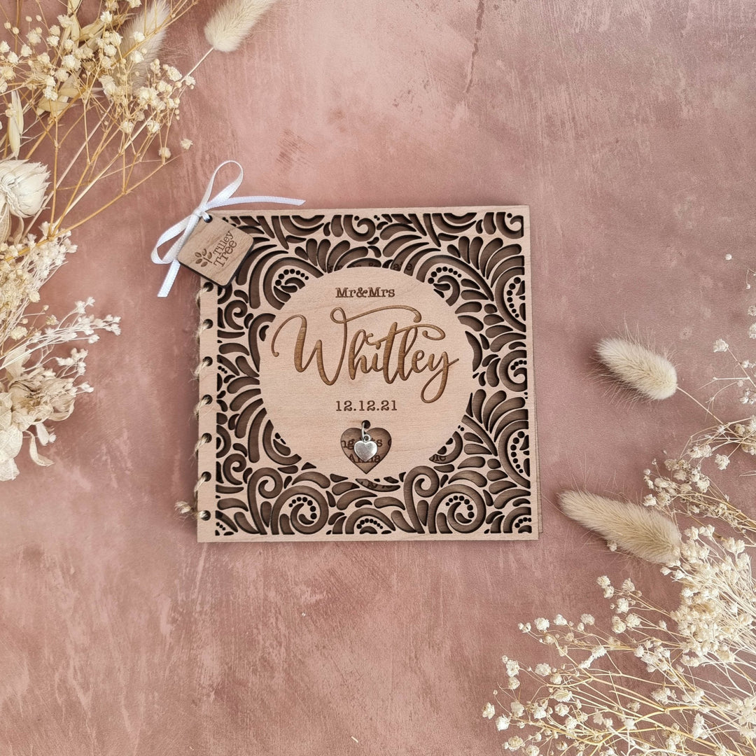 Luxury Laced Wedding Card - TilleyTree