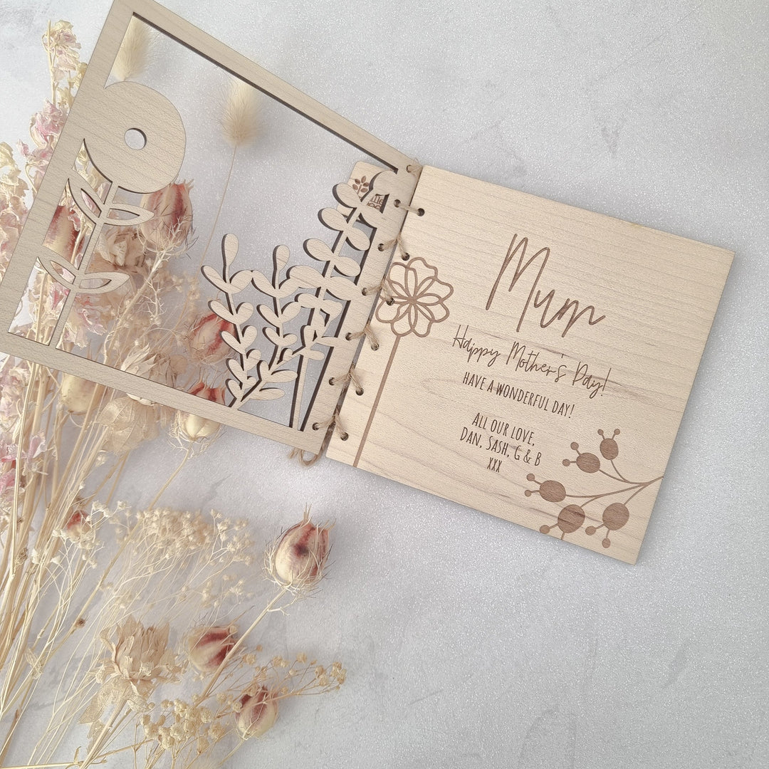 Mother's Day Card - Scandi Flowers - TilleyTree