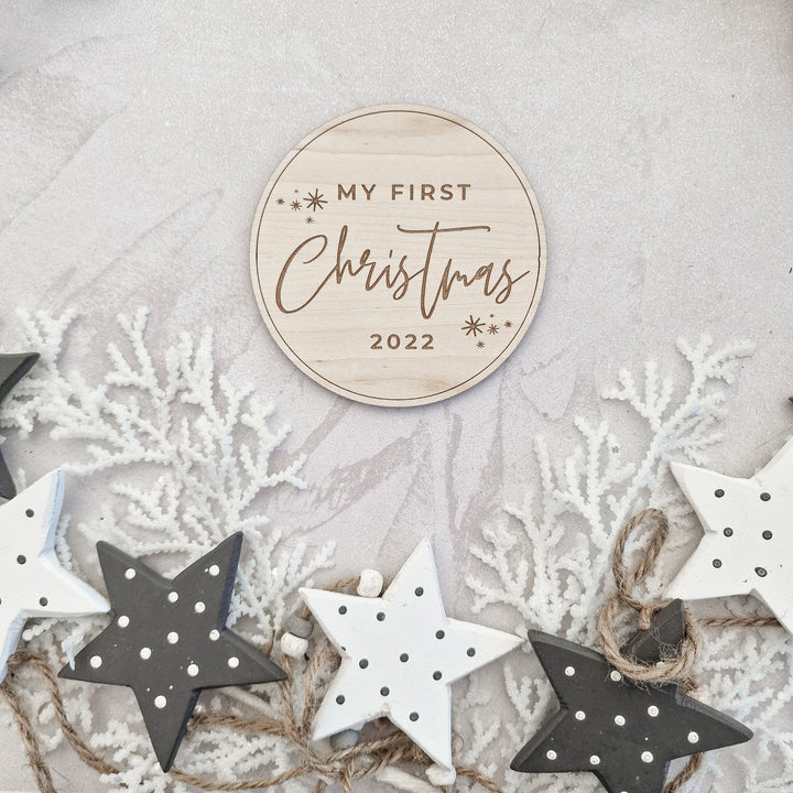 My First Christmas Plaque - TilleyTree