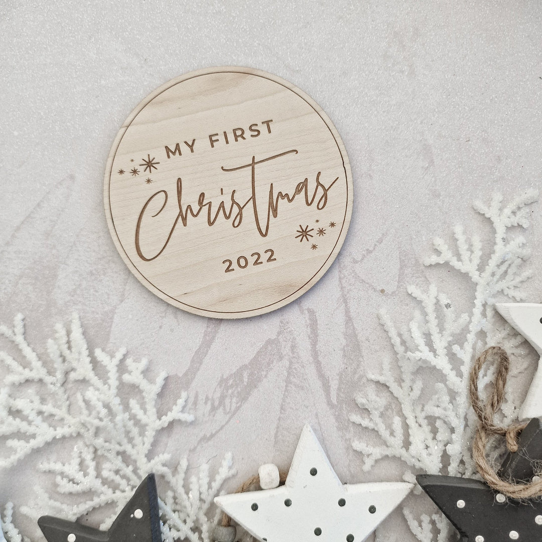 My First Christmas Plaque - TilleyTree