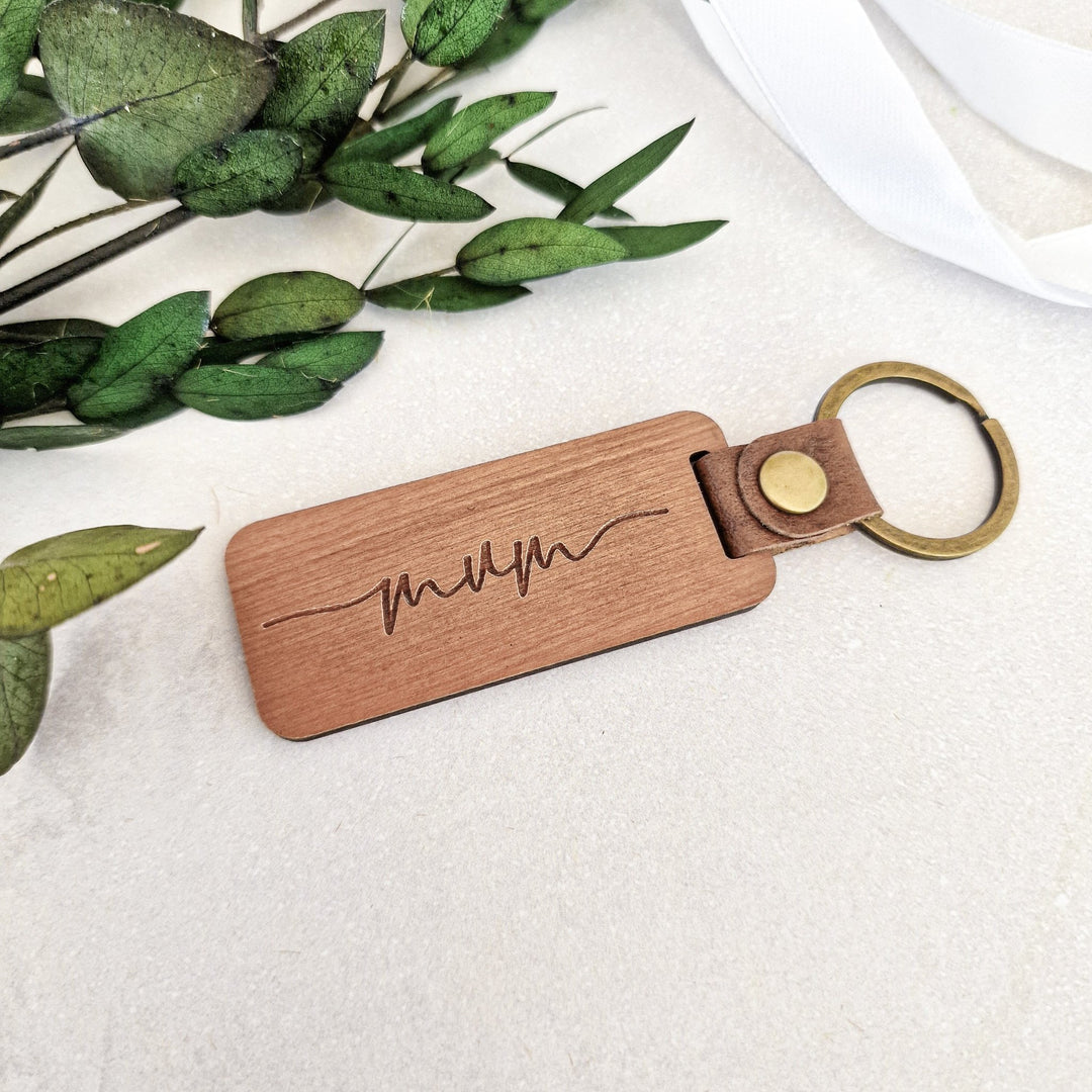 Name and Dates - Personalised Keyring - TilleyTree