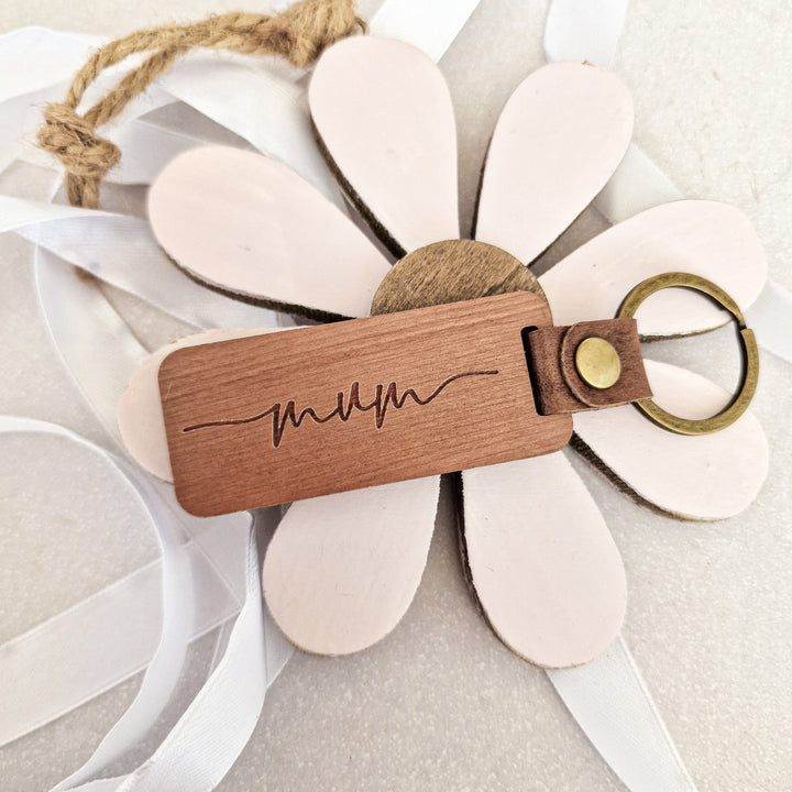 Name and Dates - Personalised Keyring - TilleyTree