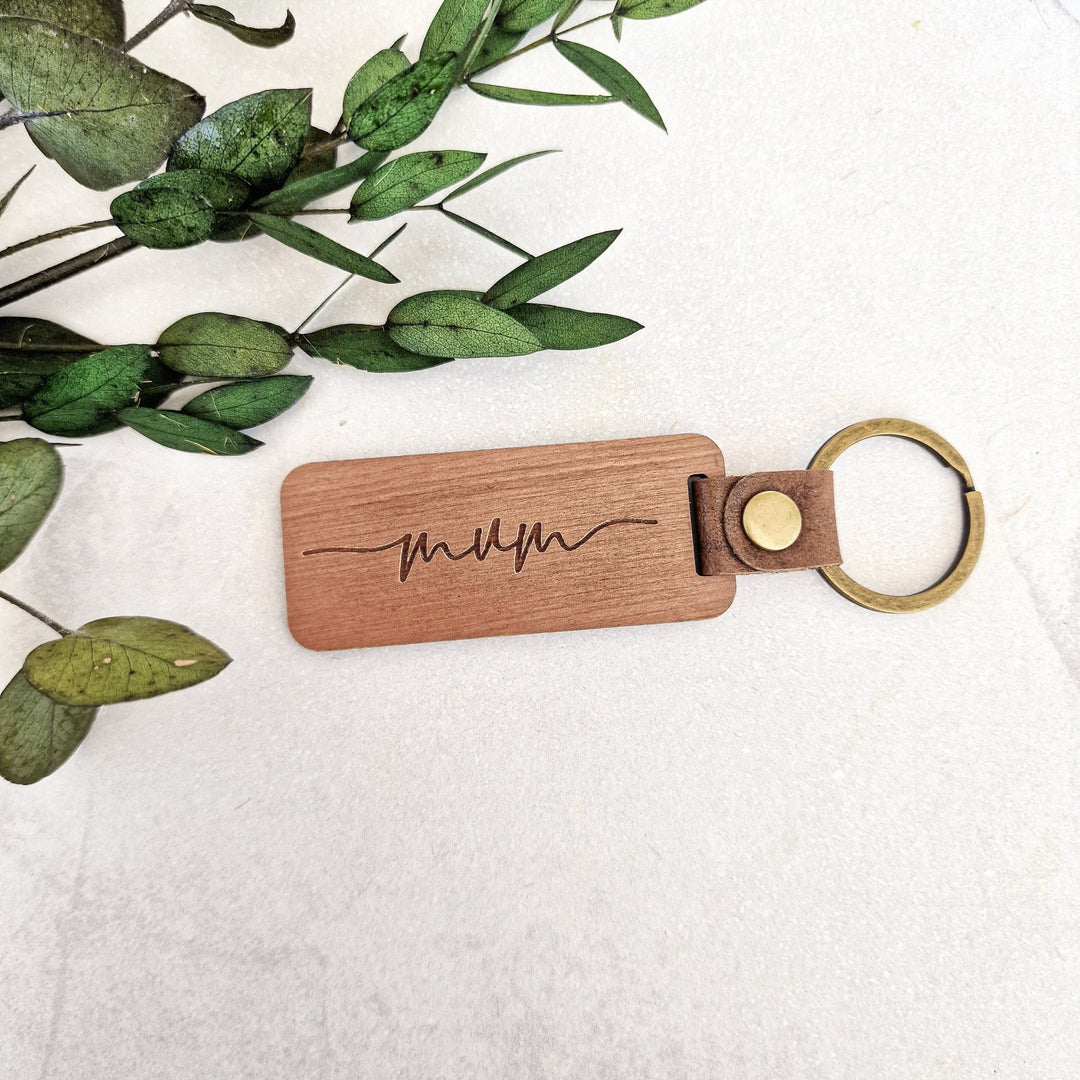 Name and Dates - Personalised Keyring - TilleyTree