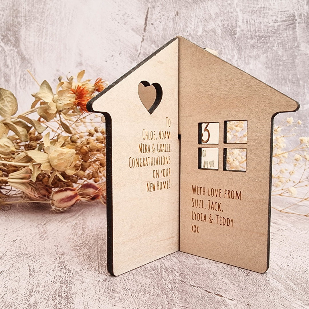 New Home 3D Standing Card - TilleyTree