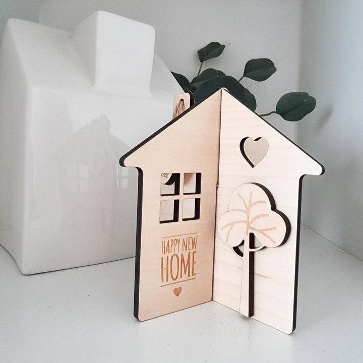New Home 3D Standing Card - TilleyTree