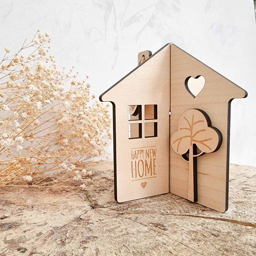 New Home 3D Standing Card - TilleyTree