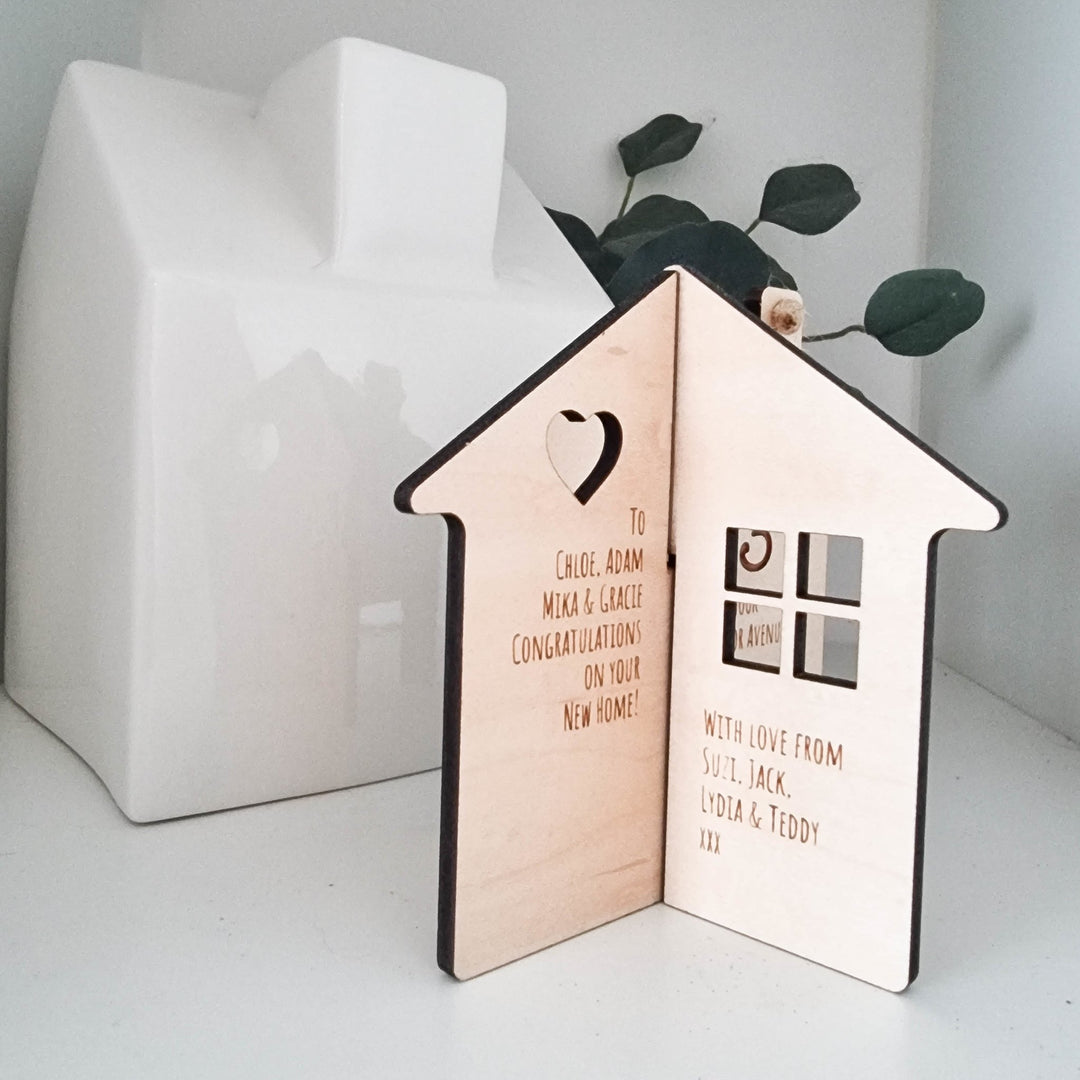 New Home 3D Standing Card - TilleyTree