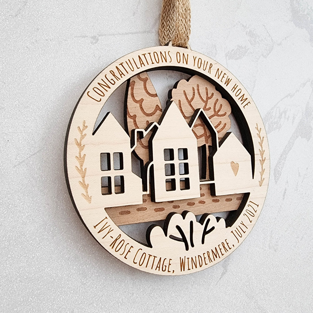 New Home Hanging Ornament - TilleyTree