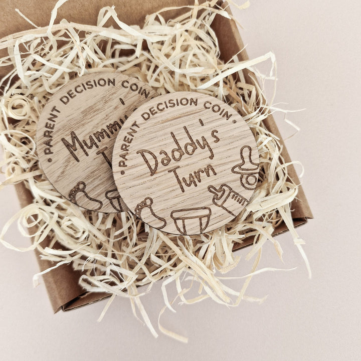 New Parents Personalised Decision Coin - TilleyTree