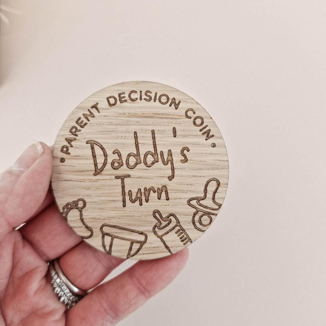 New Parents Personalised Decision Coin - TilleyTree